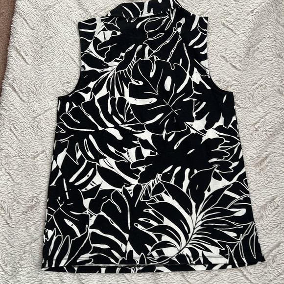 NWT Rafaella Sleeveless Polo Size Medium - Picture 4 of 4